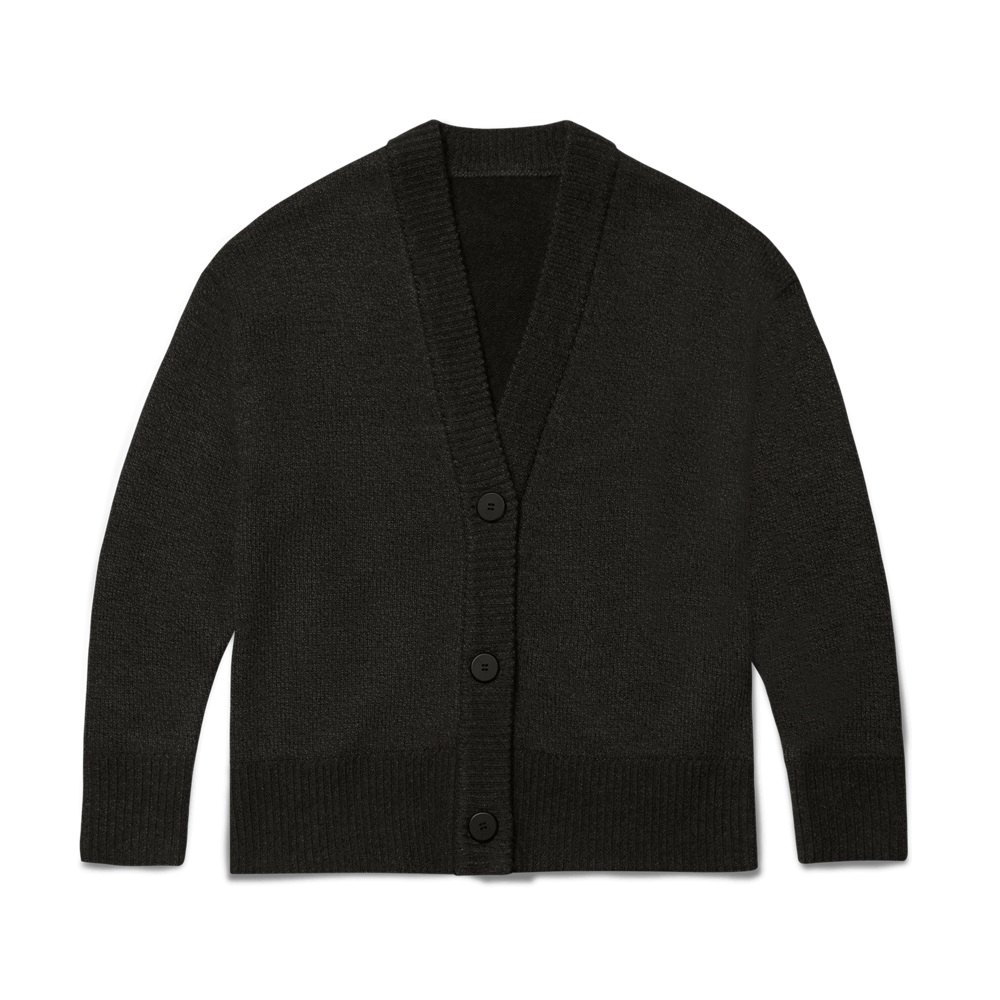 Allbirds Women\'s Sweaters Dark Grey - Wool Cardi - 47508GDTQ